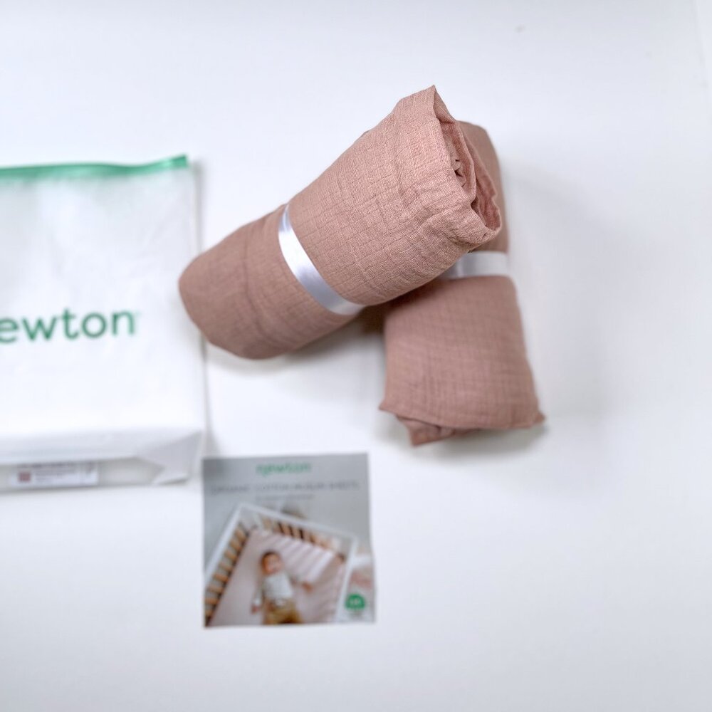 Newton Baby –  Muslin Crib Sheets (Set of 2, Standard Crib Mattress)